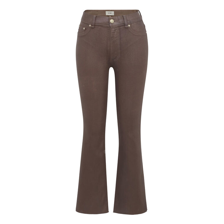 Bridget Boot High Rise Coated Instasculpt Cropped Jeans image number null