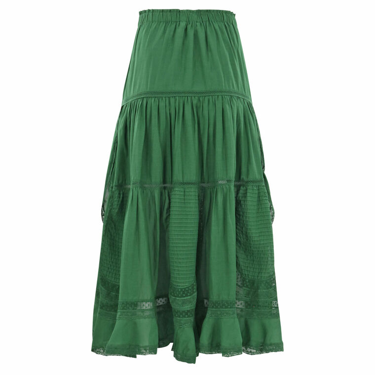 Franca Lace Midi Skirt image number null