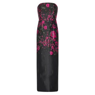 Orion Floral Jacquard Dress