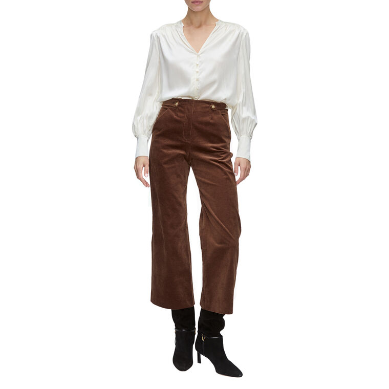 Brynleigh Corduroy Cropped Pant image number null