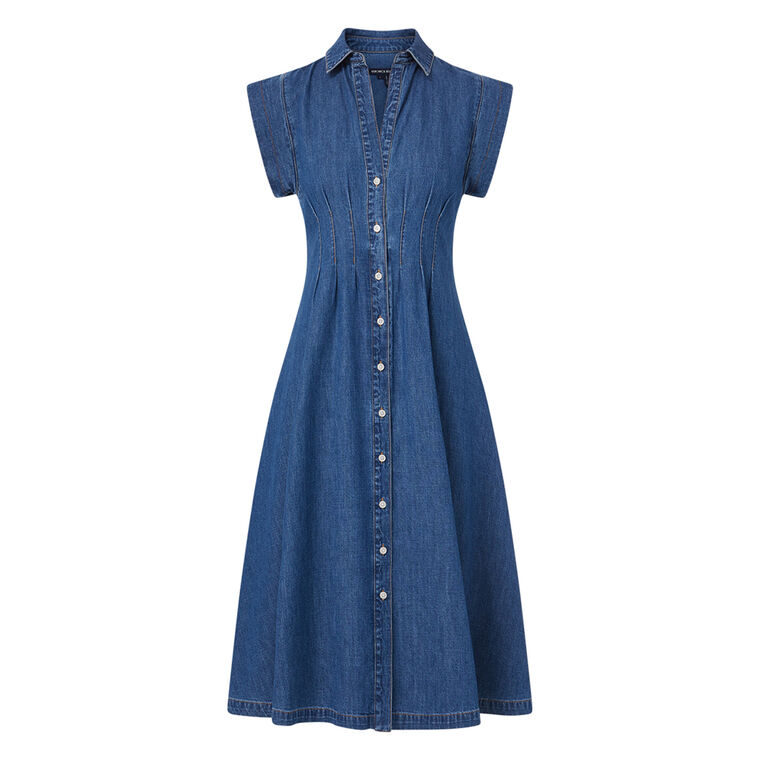 Ruben Denim Midi Dress image number null