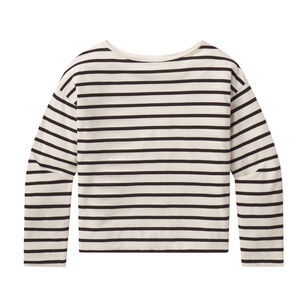 Boat Neck Long Sleeve Tee