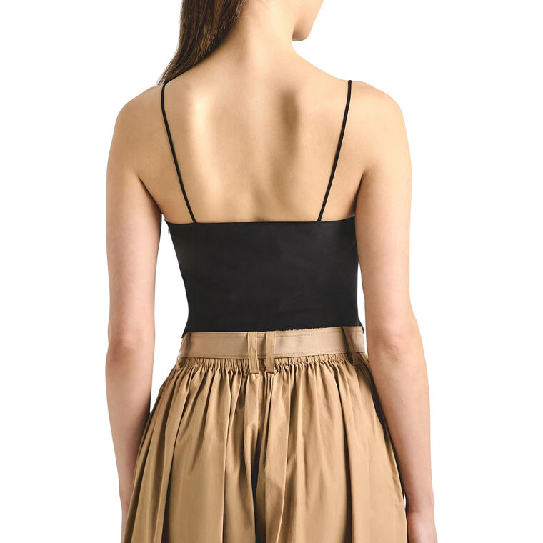 Shira Poplin Double Tie Front Top image number null