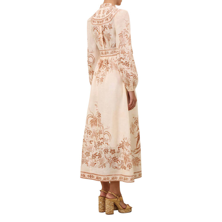 Indra Plunge Midi Dress image number null
