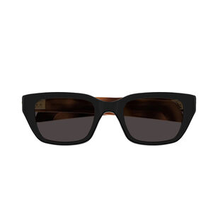 Ribbon Square-Frame Acetate Sunglasses