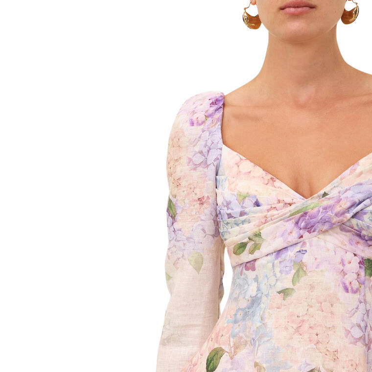 Dawning Puff Sleeve Mini Dress image number null