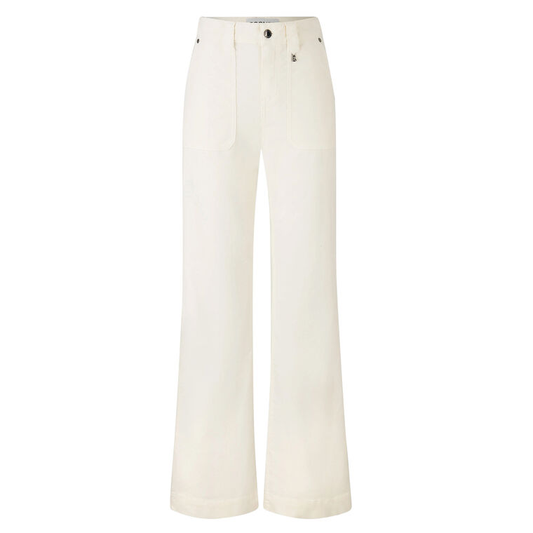 Devin Flared Velvet Jeans image number null