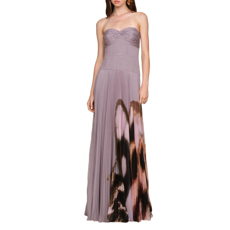 Luna Printed Gown image number null