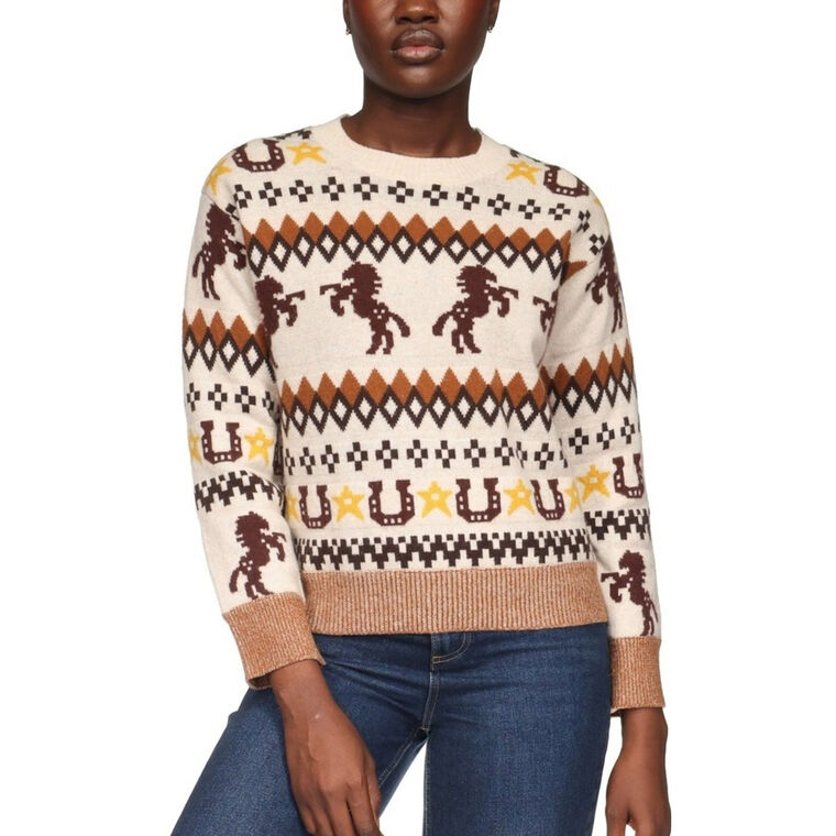 Rodeo Fairisle Crew Sweater image number null