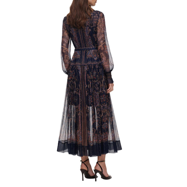 Printed Georgette Midi Dress image number null