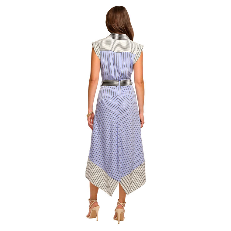 Vivienne Sleeveless Button Down Midi Dress image number null