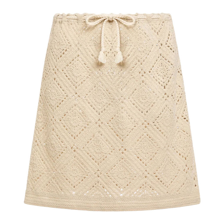 Zebbie Crochet Mini Skirt image number null