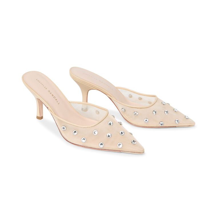Paloma Mesh Mid Heel Mule image number null