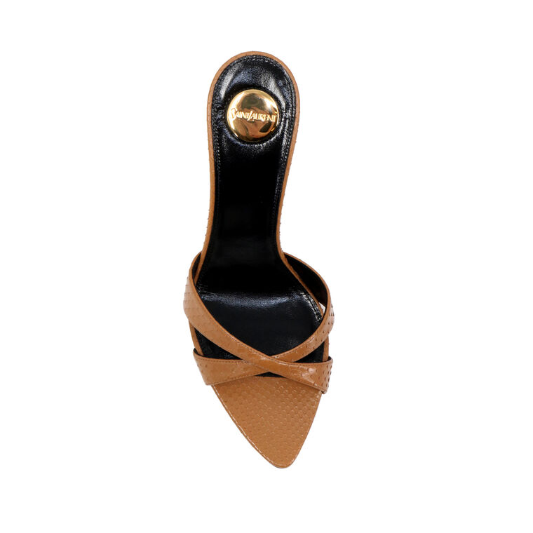 Kirat 95mm Snake Mule Sandals image number null