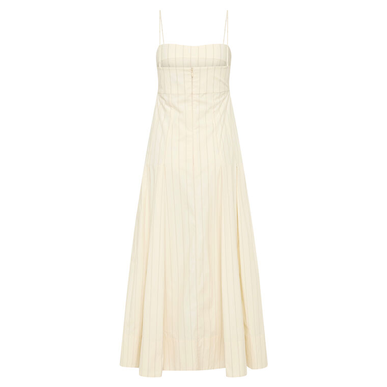 Everyday Cotton Pleat Dress image number null