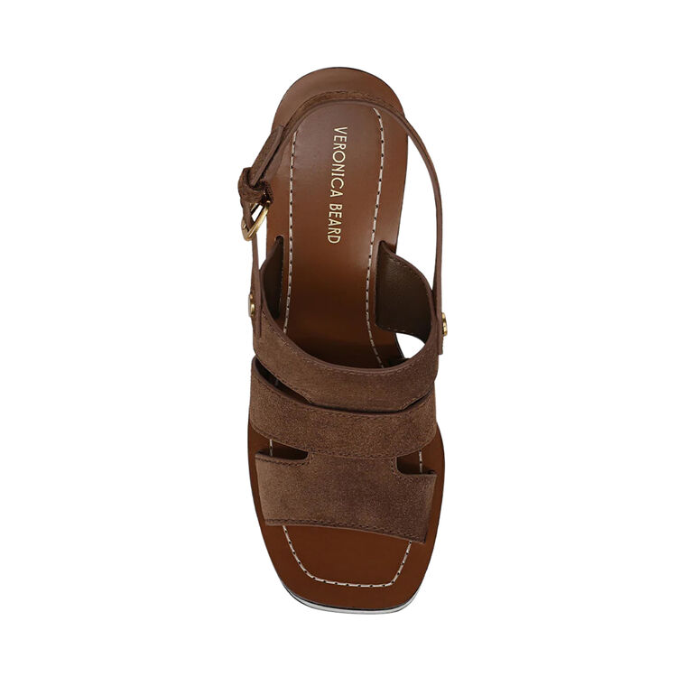 Peony Suede Platform Sandal image number null