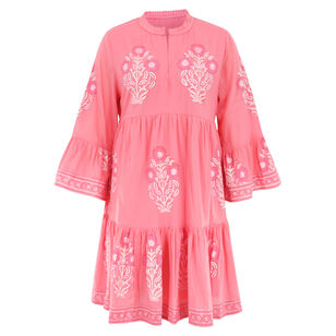 Bell Sleeve Tiered Mini Dress