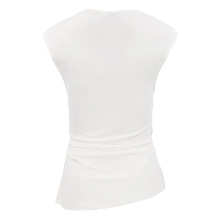 Casmi Ruched Stretch Jersey Sleeveless Top image number null
