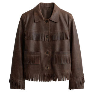 Lazare Fringe Leather Jacket