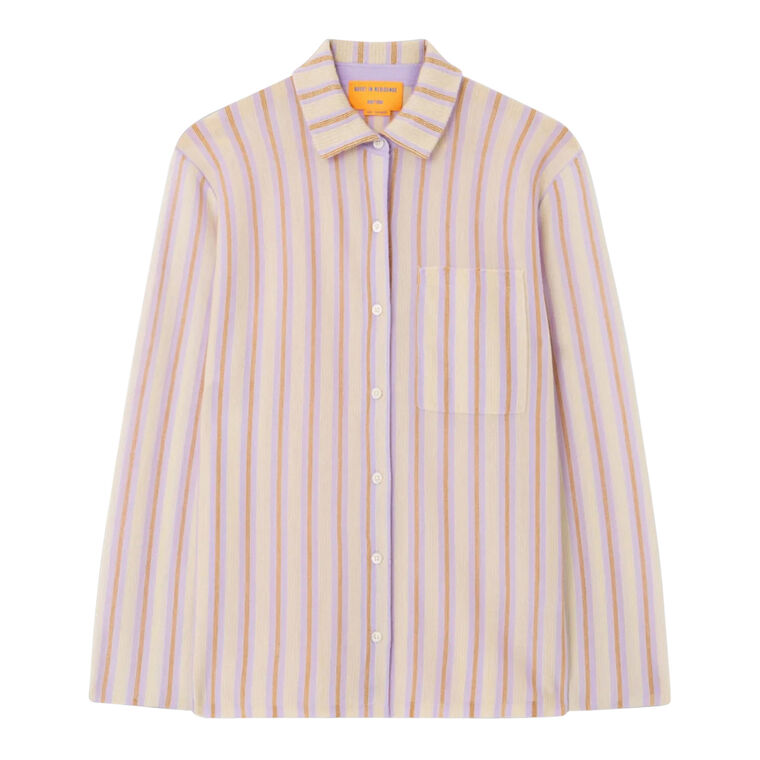 Fine Stripe Showtime Long Sleeve Shirt image number null