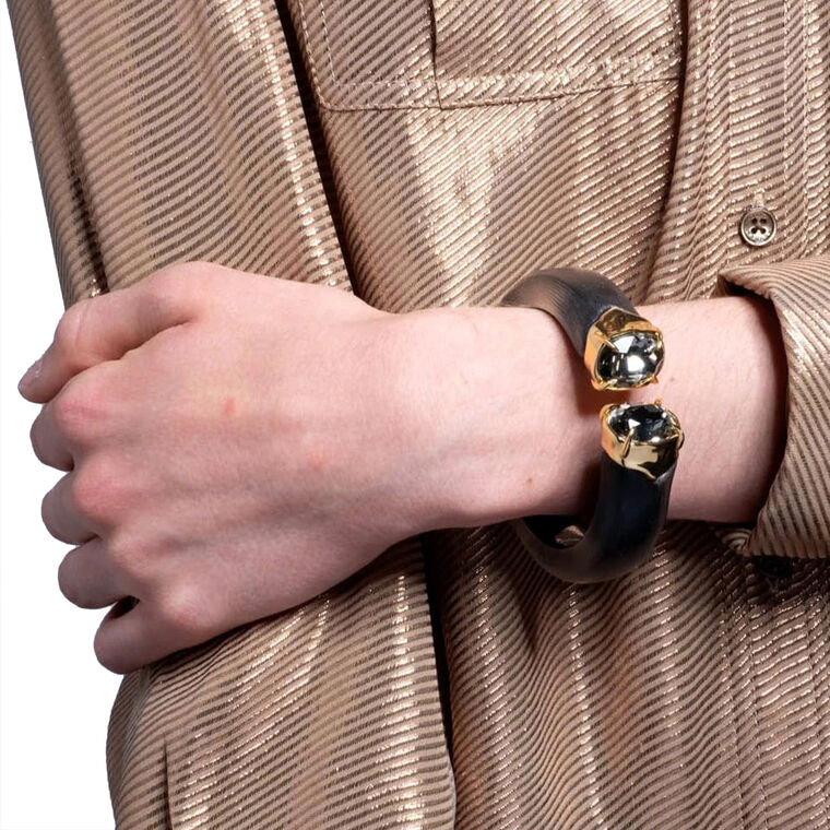 Bonbon Crystal Lucite Hinge Bracelet image number null