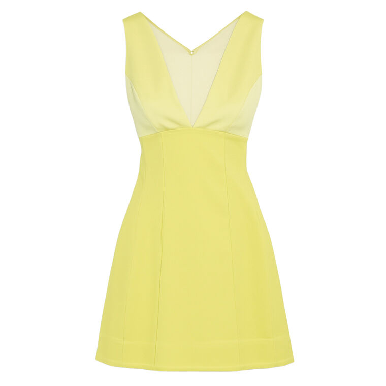 Mandy Deep Plunge Mini Dress image number null