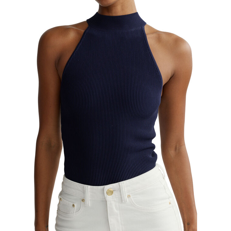 Instasculpt Rib Mock Neck Top image number null