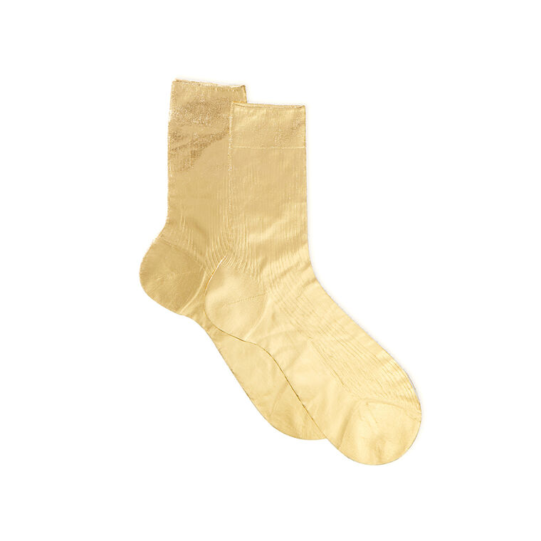 One Ribbon Laminated Socks image number null