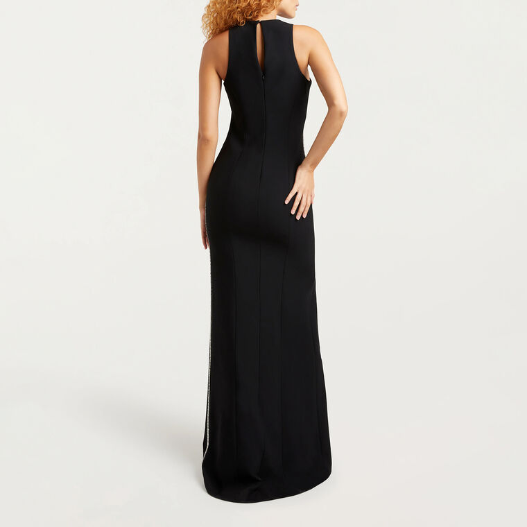 Bevin Crystal Cut-Out Gown image number null