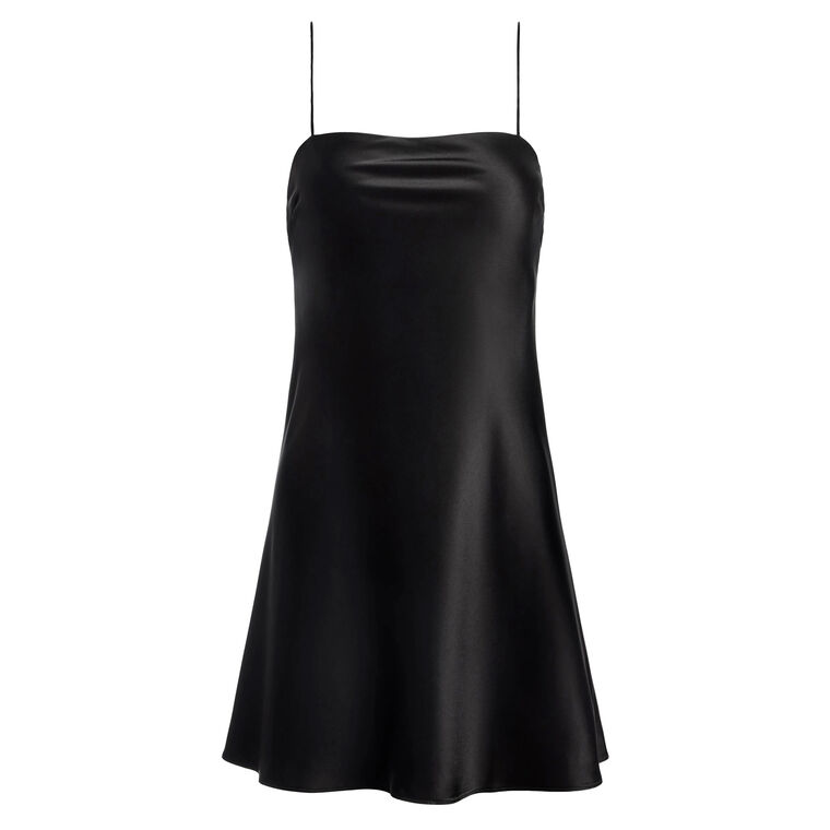 Noelie Cowl Back Mini Dress With Bow image number null