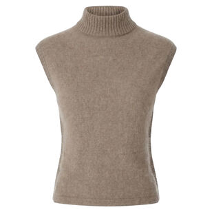 Sabina Mock Neck Sleeveless Top