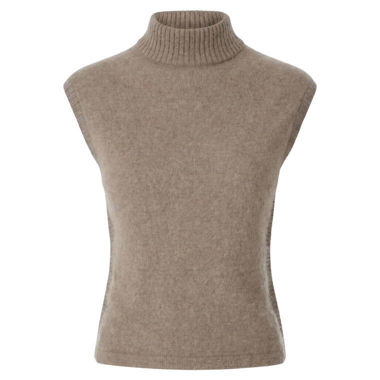 Sabina Mock Neck Sleeveless Top image number null