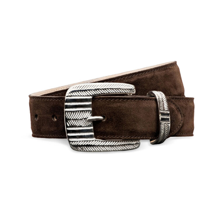 Aya Suede Western Belt image number null