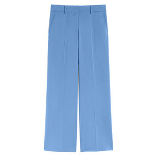 Visivo Stretch Wool Palazzo Trousers