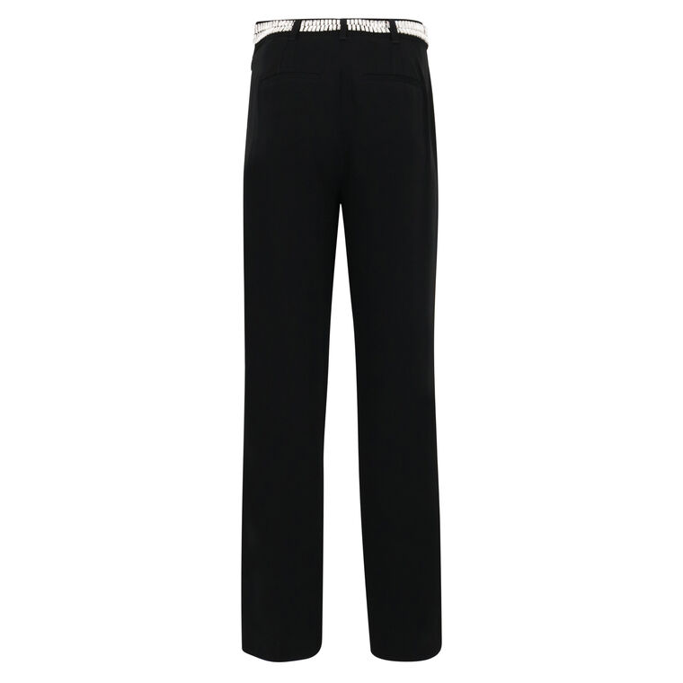 Stacked Jewelry Embroidered Pants image number null