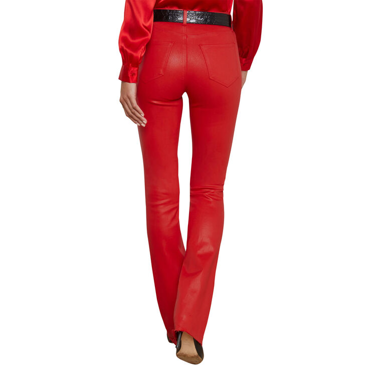 Ruth Coated Straight-Leg Jean image number null
