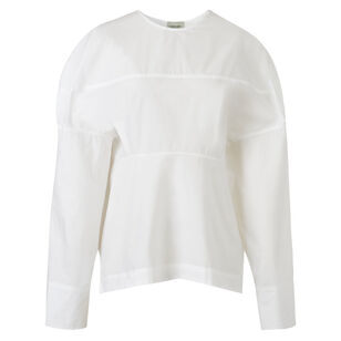 Lelio Oversized Long Sleeve Drop Shoulder Top