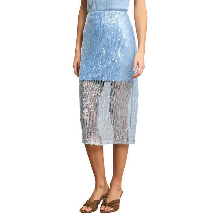 Allora Sequin Midi Skirt image number null