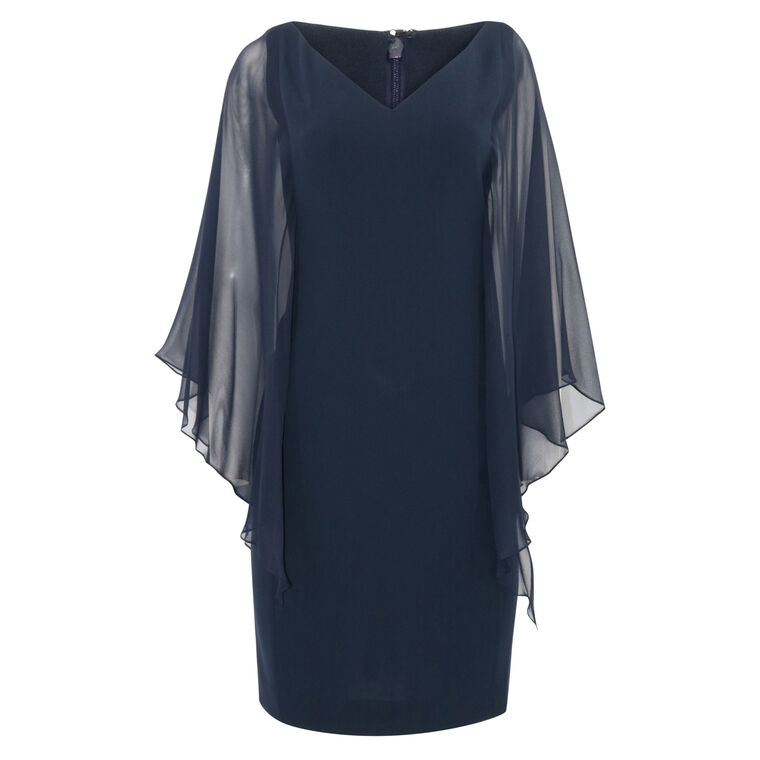 Chiffon Sleeve Butterfly Dress image number null