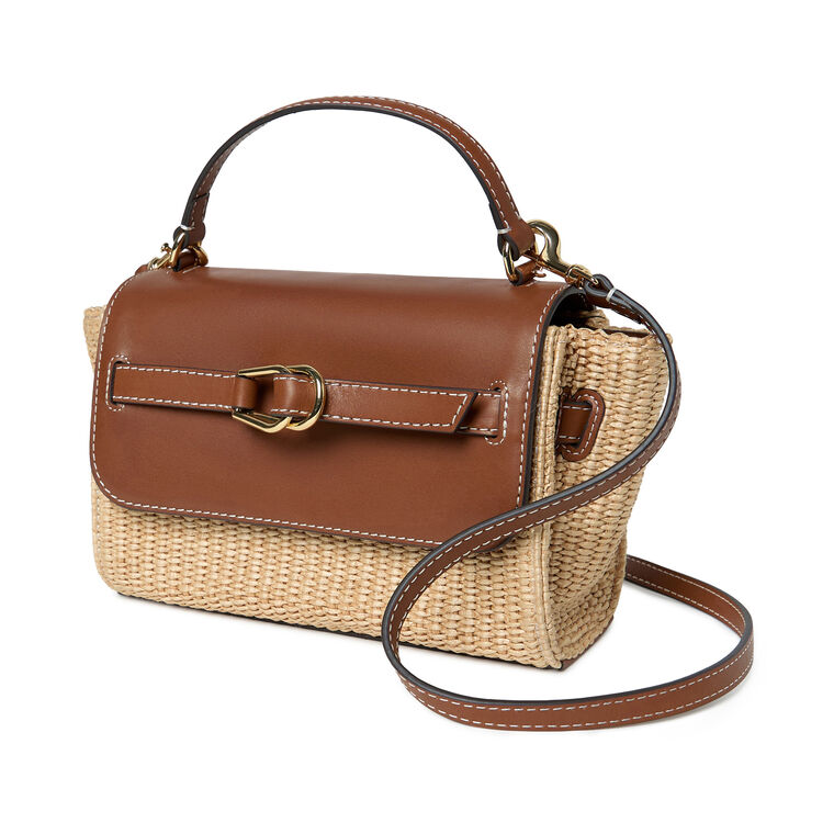 Alexei Natural Straw Crossbody image number null