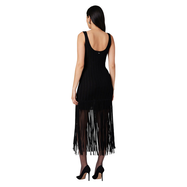 Margaux Fringe Midi Dress image number null