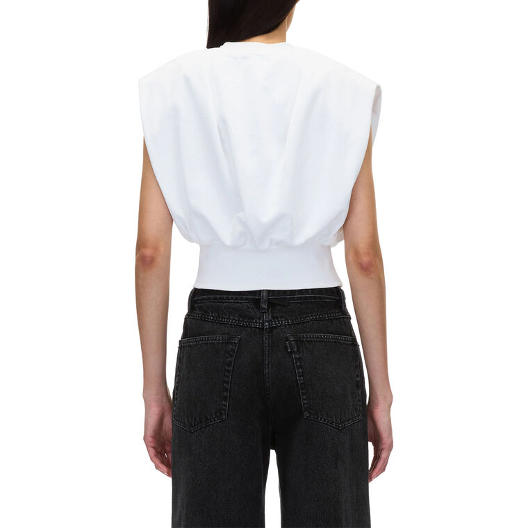 Sleeveless French Terry Top image number null