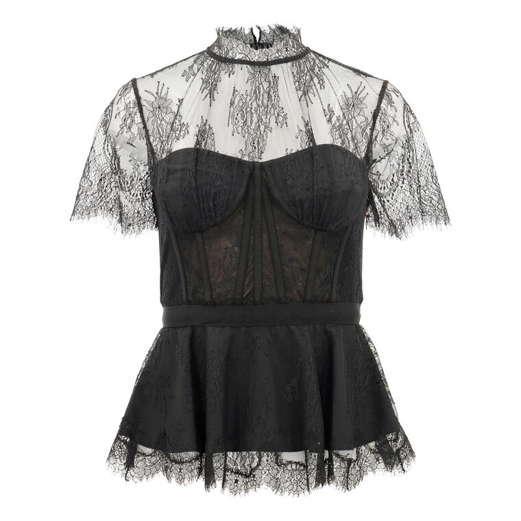 Kehlani Lingerie Lace Bustier Top image number null