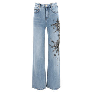 Martin Crystal Embroidery Jeans