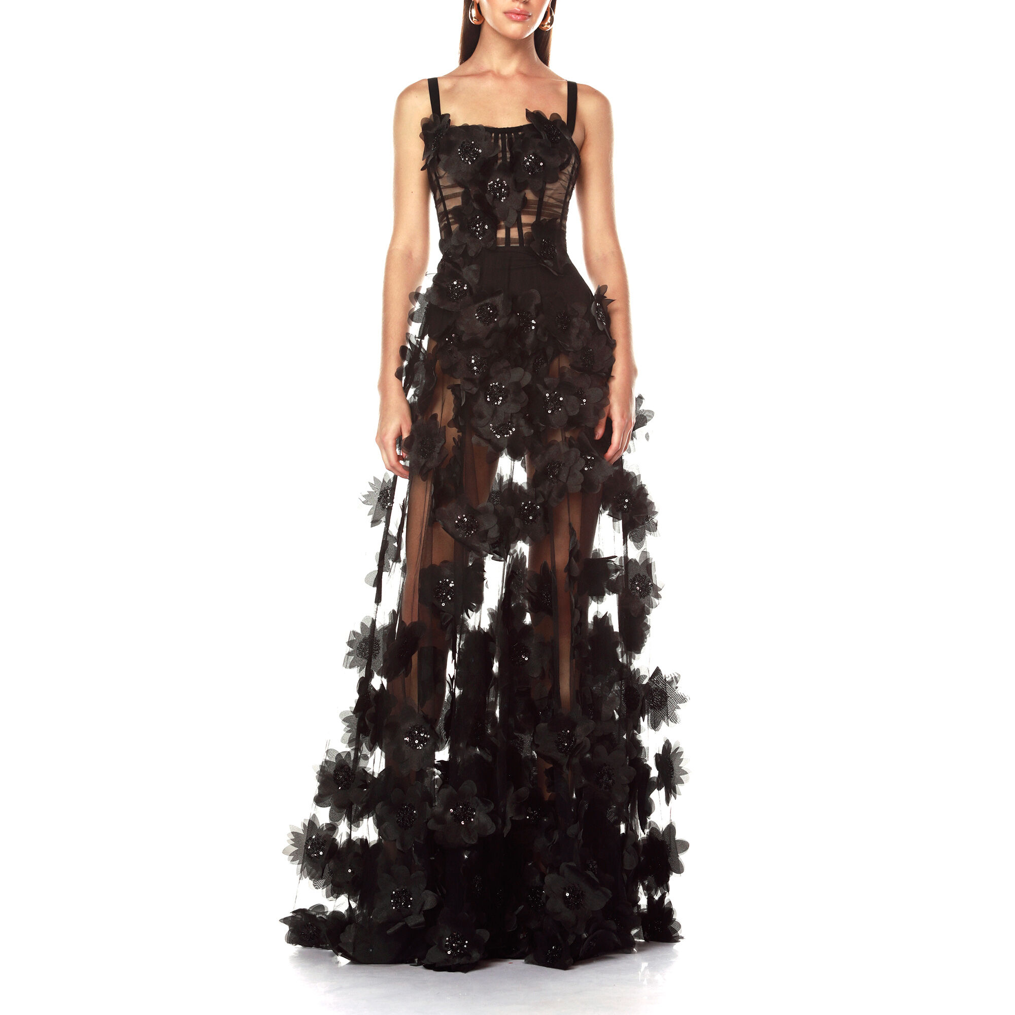 Bronx and Banco Rosalie Noir Gown | Tootsies