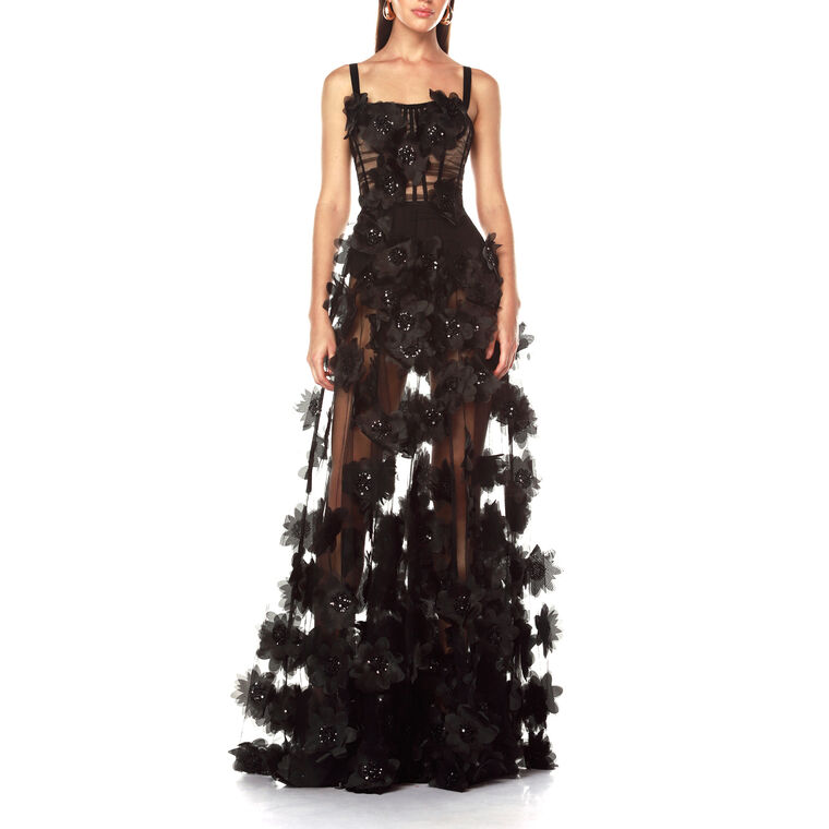 Rosalie Noir Gown image number null