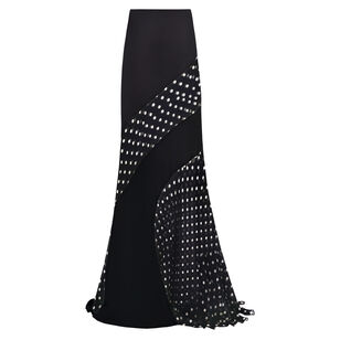 Long Polka Dot Skirt