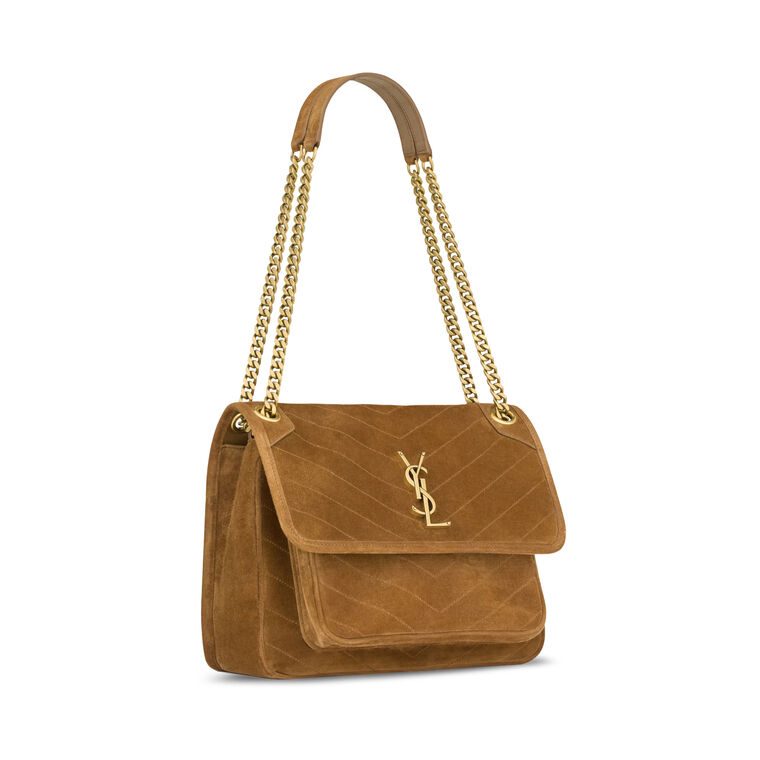 Suede Medium Niki Chain Bag image number null