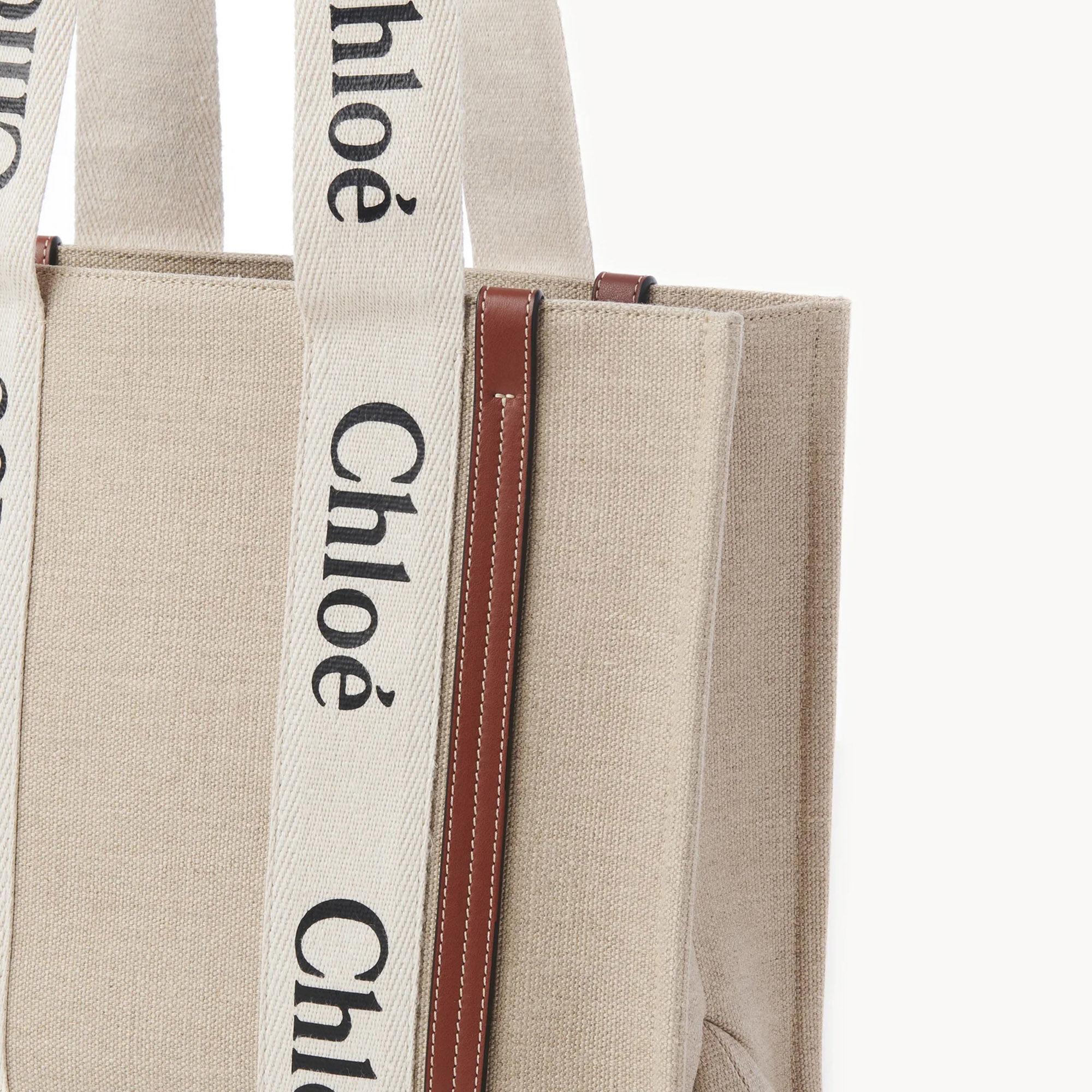 トートバッグ CANVAS WOODY MEDIUM TOTE BAG Woody Tote Bag | Blend Fashion and Practicality | Chloé US