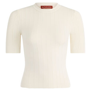 Sparky Short Sleeve Knit Top